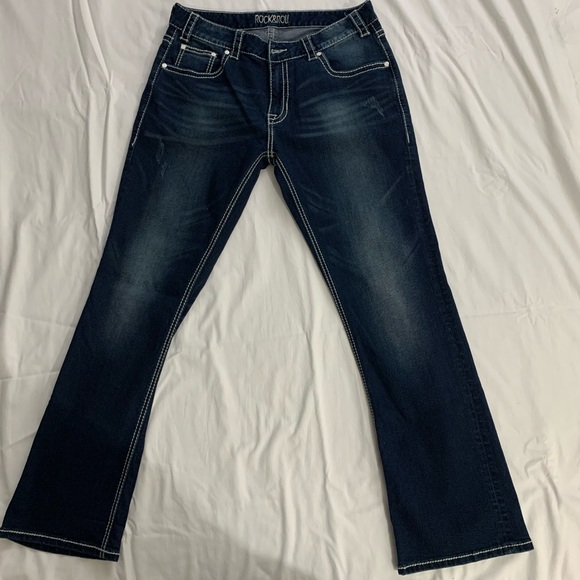 Rock & Roll Cowgirl Denim - Rock & Roll Denim Cowgirl Boyfriend Jeans